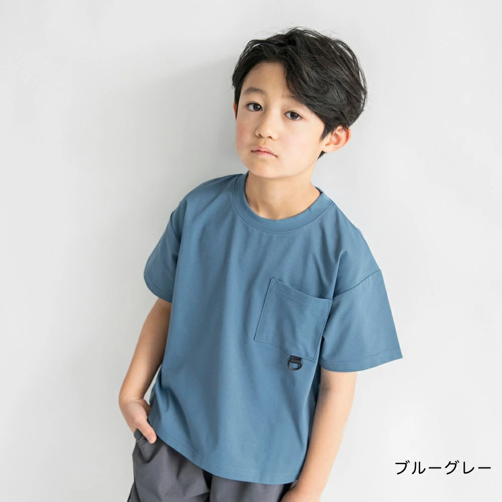 日本童裝 Branshes 速乾系列 抗皺 山系短袖上衣 120-150cm 男童款 夏季 TOPS