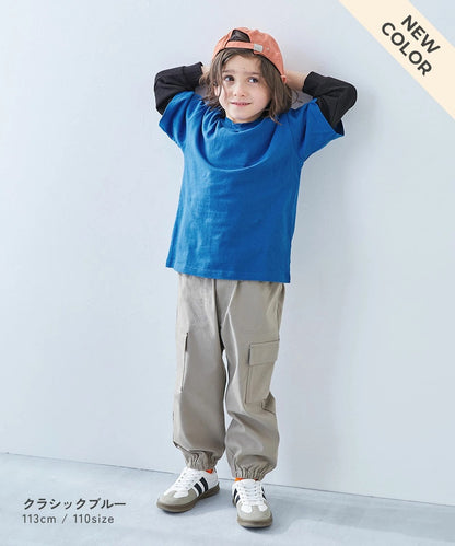 日本童裝 dev!rock 假兩件上衣 100-160cm 男童款 TOPS 春季