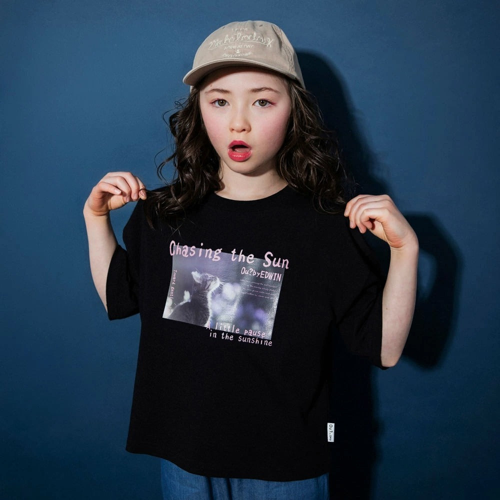 日本童裝 Branshes【Ou? by EDWIN】印花短袖上衣 90-150cm 女童款 夏季 PANTS