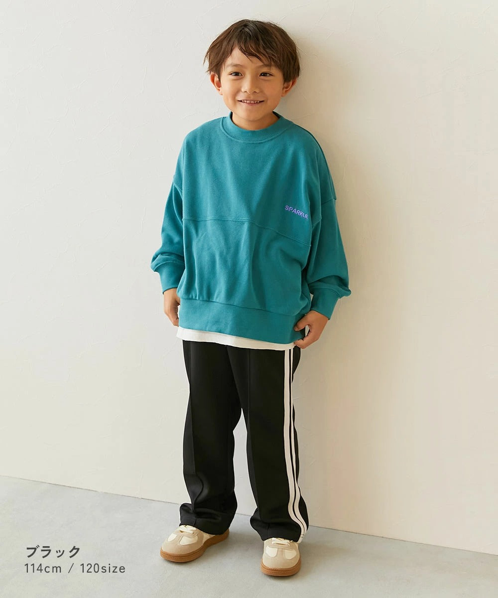 日本童裝 dev!rock 側條紋長褲 100-160cm 男童款/女童款 PANTS 春季