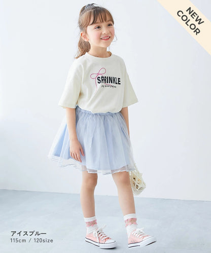 日本童裝 dev!rock 飄逸薄紗短裙 80-140cm 女童款 夏季 SKIRTS