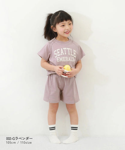 日本童裝 dev!rock 休閒兩件套裝 100-160cm 女童款 夏季 TOPS PANTS