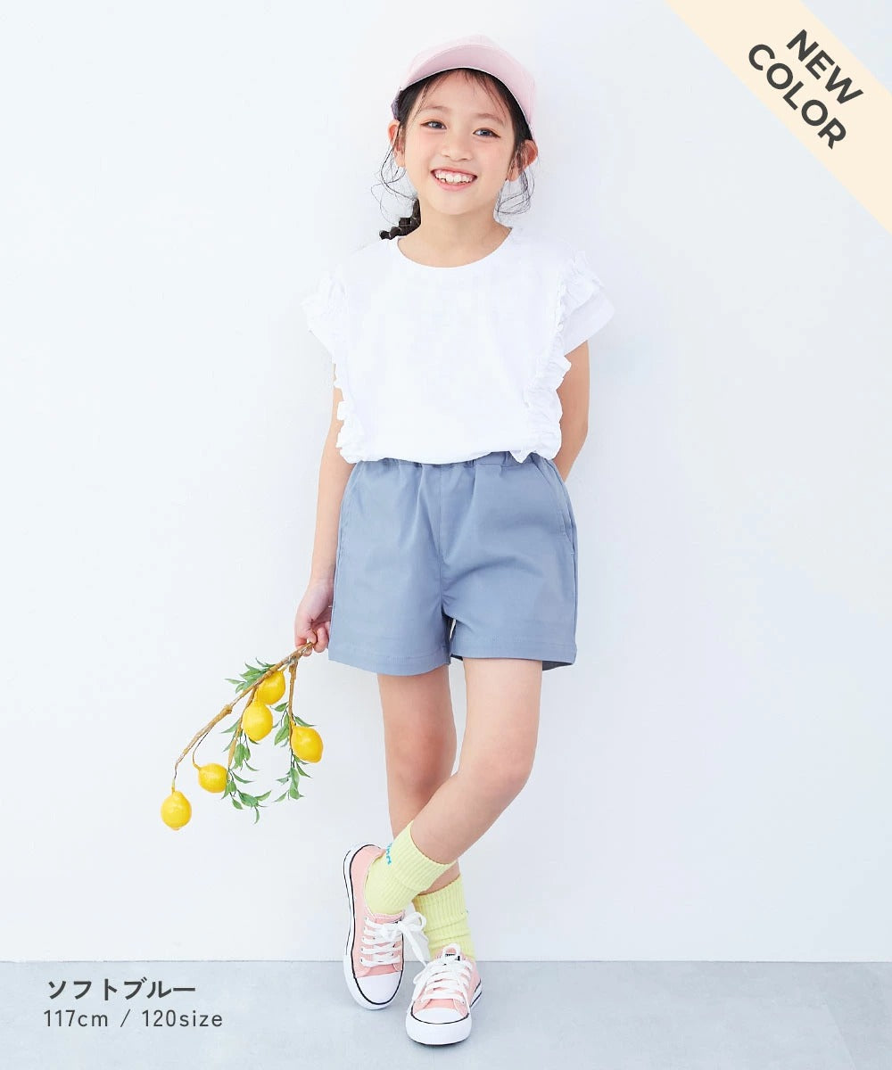 日本童裝 dev!rock 斜紋短褲 100-160cm 女童款 夏季 PANTS