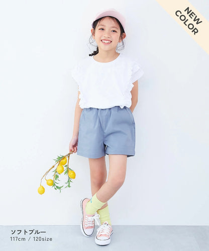 日本童裝 dev!rock 斜紋短褲 100-160cm 女童款 夏季 PANTS