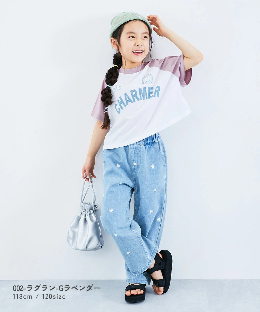 日本童裝 dev!rock 印花短袖上衣 100-160cm 女童款 夏季 TOPS