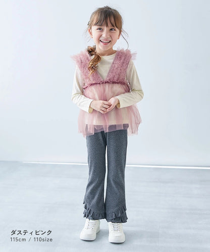 日本童裝 dev!rock 2Way 薄紗及上衣兩件套裝 100-160cm 女童款 TOPS 春季
