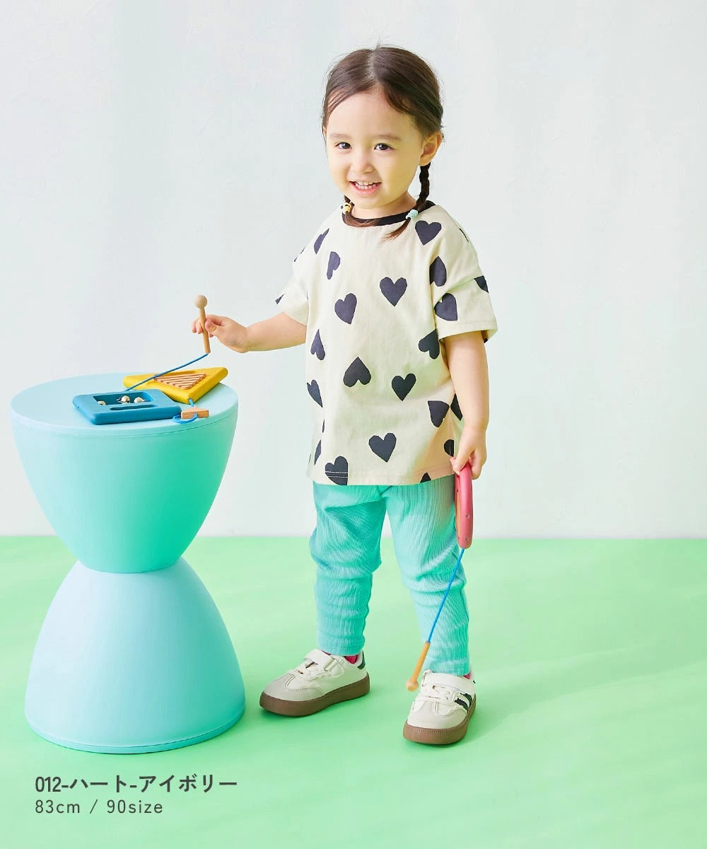 日本童裝 dev!rock 2Way 前後兩著 方便孩子自己換衣服 全印花短袖上衣 80-130cm 男童款/女童款 TOPS 夏季
