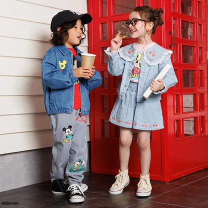 日本童裝 BDL x Disney 牛仔長褲 80-140cm 男童款 夏季 PANTS