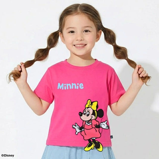 Japanese BDL x Disney parent-child print tops (80-150cm) for boys and girls (summer TOPS) 