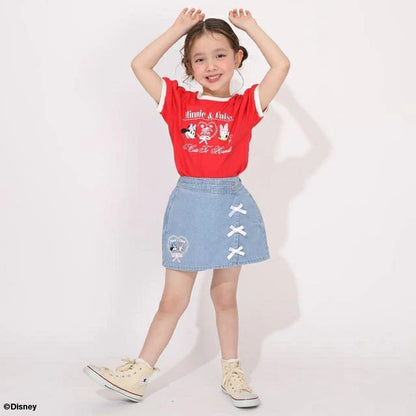 Japanese BDL x Disney parent-child print tops (80-150cm) for boys and girls (summer TOPS) 
