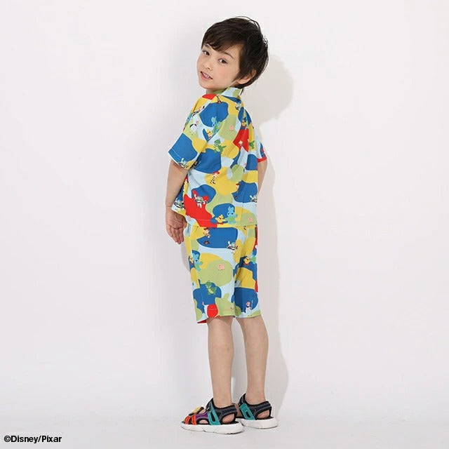 Japanese BDL x Disney parent-child print tops (80-150cm) for boys and girls (summer TOPS) 
