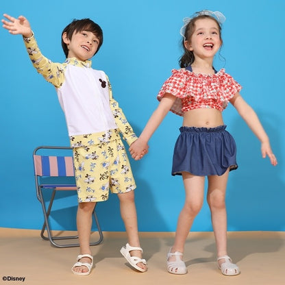 Japanese BDL x Disney parent-child print tops (80-150cm) for boys and girls (summer TOPS) 