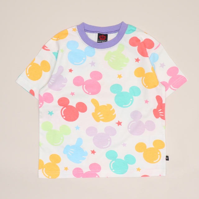 Japanese BDL x Disney parent-child print tops (80-150cm) for boys and girls (summer TOPS) 