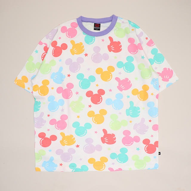 Japanese BDL x Disney parent-child print tops (80-150cm) for boys and girls (summer TOPS) 