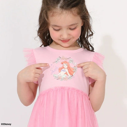 日本童裝 BDL x Disney Princess拼接網紗連身裙 90-130cm 女童款 夏季 DRESSES