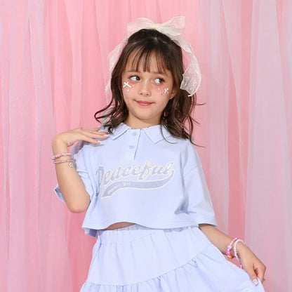 日本童裝 BDL Polo上衣及短裙套裝 90-140cm 女童款 夏季 TOPS SKIRTS