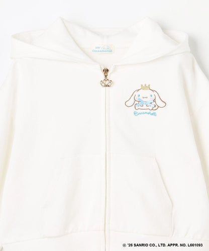 日本童裝 aF#a325 x Sanrio Cinnamoroll 可愛大耳外套 110-150cm 女童款 夏季 OUTERWEAR