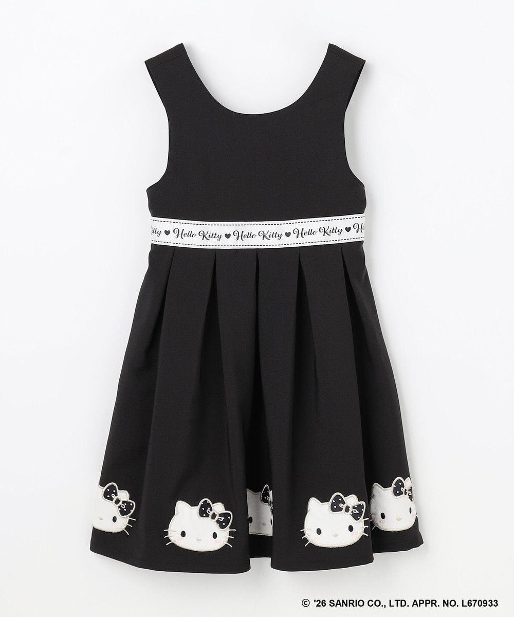 日本童裝 ANY#26 x Sanrio Hello Kitty 貼花背心裙 110-150cm 女童款 秋季 DRESSES 面試/宴會/表演