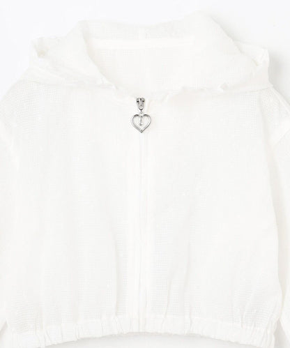 日本童裝 aF#a325 薄透風褸 110-160cm 女童款 夏季 OUTERWEAR