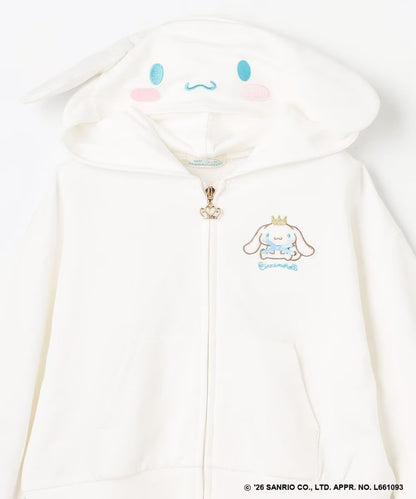 日本童裝 aF#a325 x Sanrio Cinnamoroll 可愛大耳外套 110-150cm 女童款 夏季 OUTERWEAR