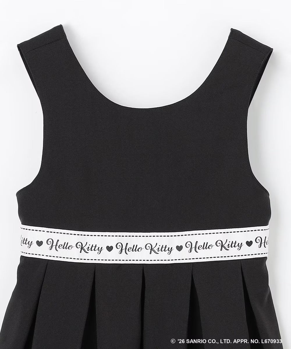 日本童裝 ANY#26 x Sanrio Hello Kitty 貼花背心裙 110-150cm 女童款 秋季 DRESSES 面試/宴會/表演