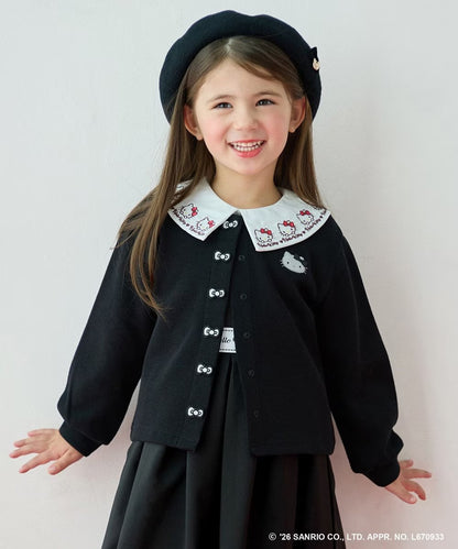 日本童裝 ANY#26 x Sanrio Hello Kitty 蝴蝶扣外套 100-150cm 女童款 秋季 OUTERWEAR 聖誕紅/新年紅