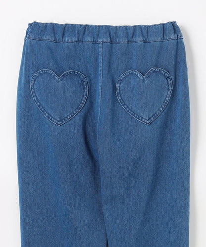 日本童裝 aF#a325 彈性牛仔長褲 90-150cm 女童款 夏季 PANTS