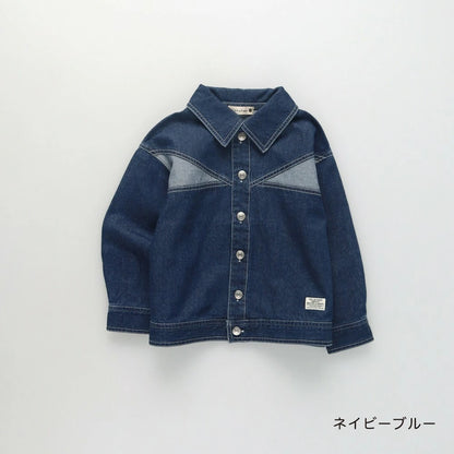 日本童裝 Branshes 輕便牛仔外套 90-150cm 男童款 夏季 OUTERWEAR