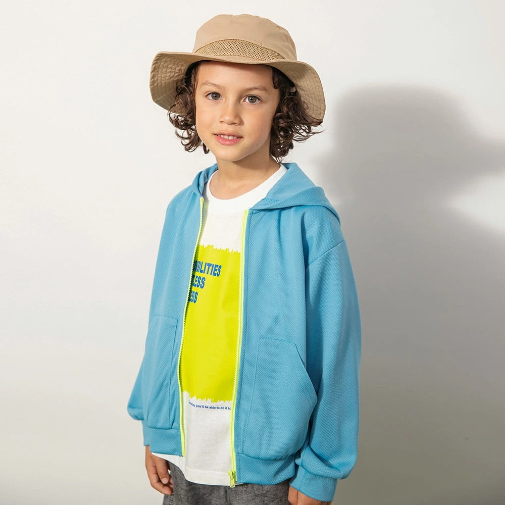 日本童裝 Branshes 防UV 接觸冷感 清涼薄外套 90-150cm 男童款/女童款 夏季 OUTERWEAR