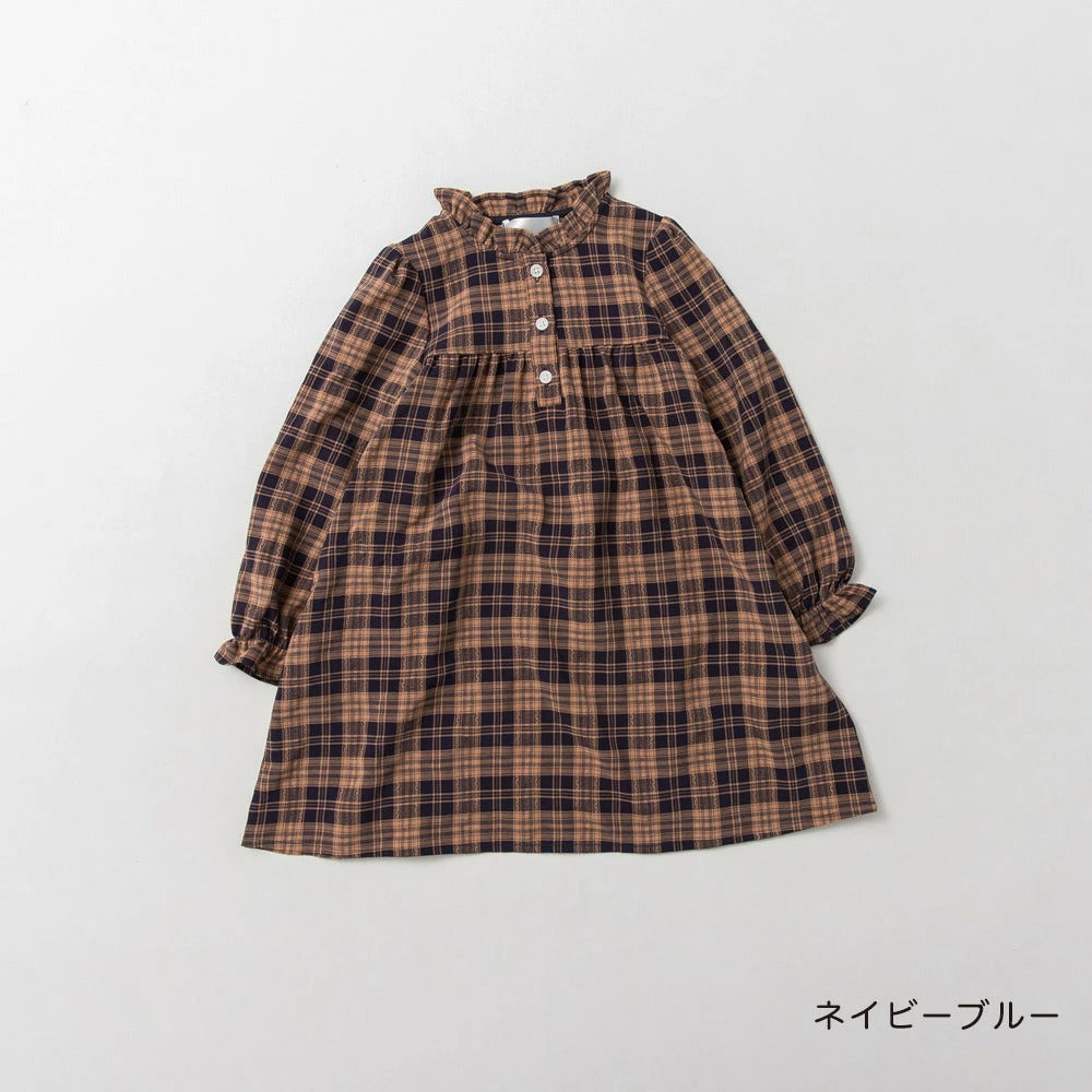日本童裝 Branshes 格紋連身裙 80-150cm 女童款 夏季 DRESSES