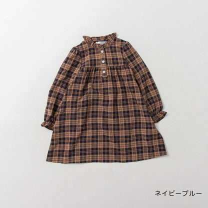 日本童裝 Branshes 格紋連身裙 80-150cm 女童款 夏季 DRESSES