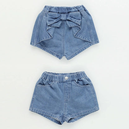 日本童裝 Branshes 蝴蝶結繫帶短褲 80-150cm 女童款 夏季 PANTS