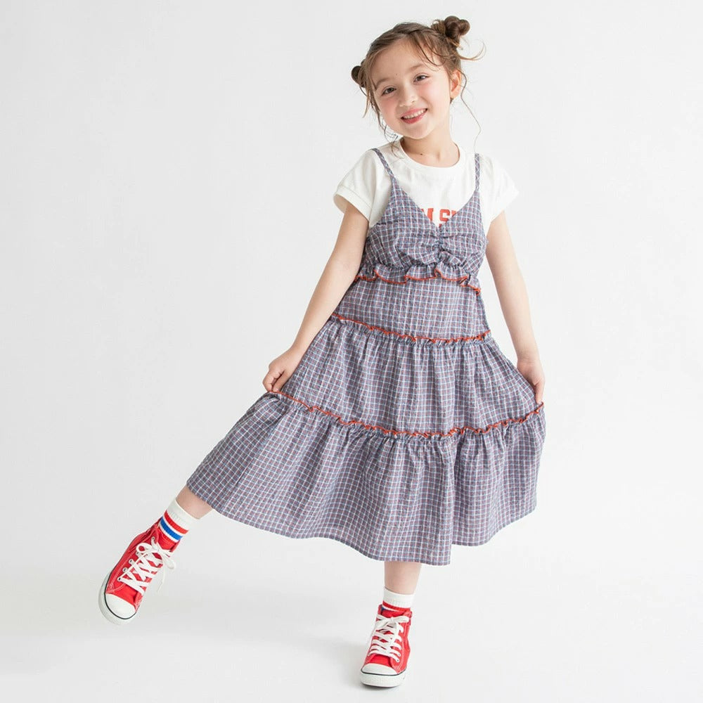 日本童裝 Branshes 吊帶連身裙 90-150cm 女童款 夏季 DRESSES