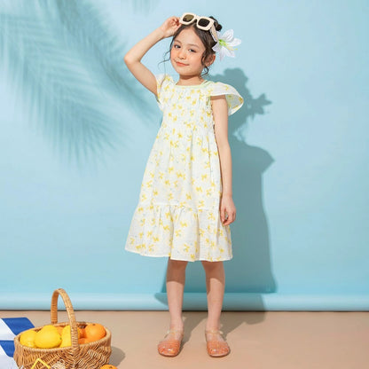 日本童裝 Branshes 碎花連身裙 80-150cm 女童款 夏季 DRESSES