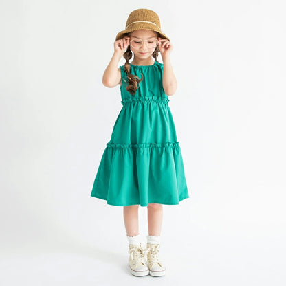 日本童裝 Branshes 接觸冷感 背心連身裙 80-150cm 女童款 夏季 DRESSES