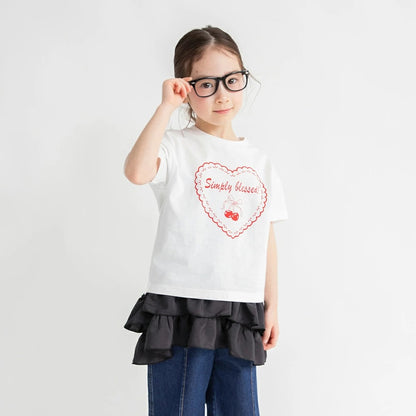 日本童裝 Branshes 百搭荷葉邊吊帶背心 90-150cm 女童款 夏季 TOPS