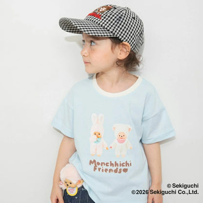 日本童裝 Branshes x monchhichi 印花上衣 80-150cm 男童款/女童款 夏季 TOPS