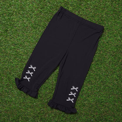 日本童裝 Branshes 接觸冷感 防UV 荷葉邊印花短褲 80-130cm 女童款 夏季 PANTS