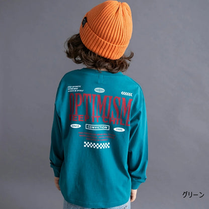 日本童裝 Branshes 印花長袖上衣 100-160cm 男童款/女童款 秋季 TOPS