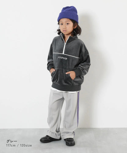 日本童裝 dev!rock 側條紋長褲 100-160cm 男童款/女童款 PANTS 春季