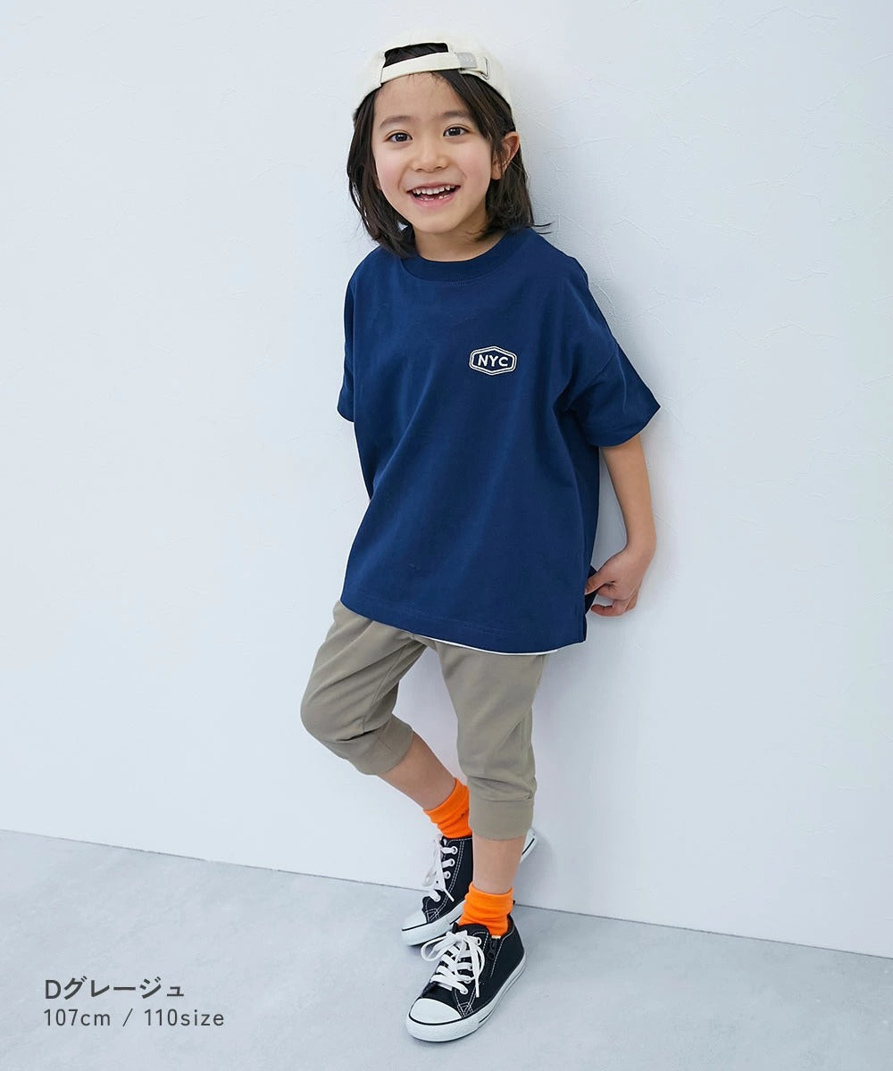 日本童裝 dev!rock 羅紋七分褲 80-160cm 男童款/女童款 PANTS 夏季