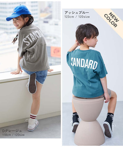 日本童裝 dev!rock 耐穿 耐洗不易變形 字母印花短袖上衣 80-160cm 男童款/女童款 TOPS 夏季