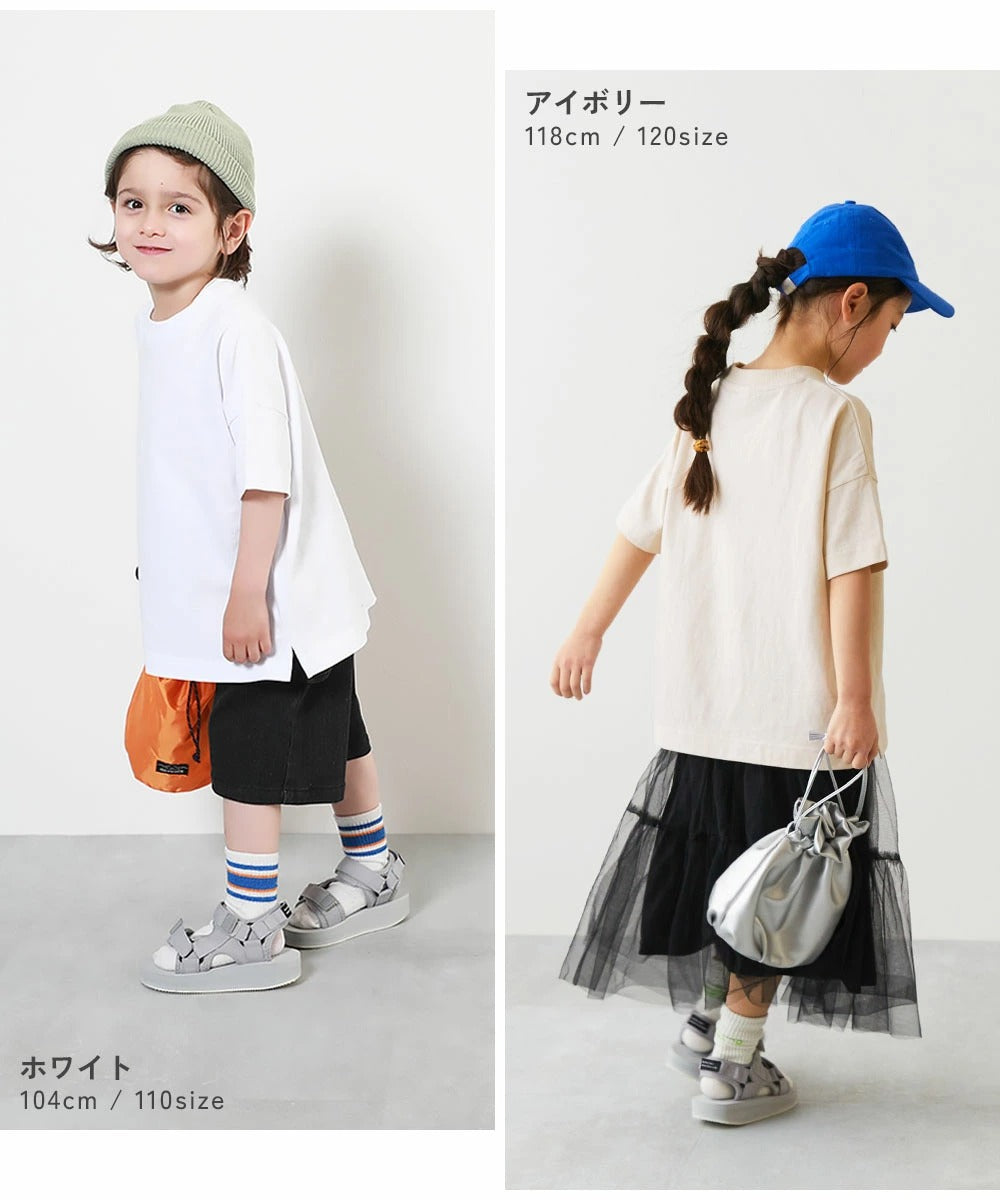 日本童裝 dev!rock 耐穿 耐洗不易變形 親子裝 純色短袖上衣 80-160cm 男童款/女童款 TOPS 夏季