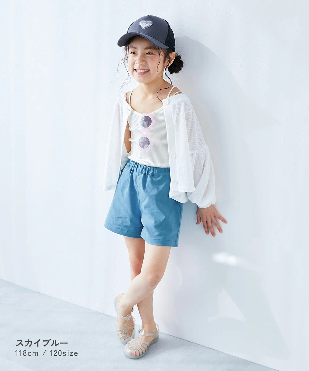 日本童裝 dev!rock 斜紋短褲 100-160cm 女童款 夏季 PANTS