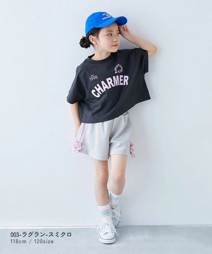 日本童裝 dev!rock 印花短袖上衣 100-160cm 女童款 夏季 TOPS