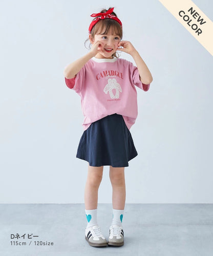 日本童裝 dev!rock 彩色純色兒童短裙 80-160cm 女童款 夏季SKIRTS