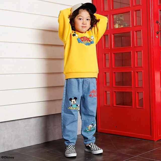 日本童裝 BDL x Disney 牛仔長褲 80-140cm 男童款 夏季 PANTS
