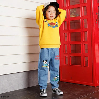 日本童裝 BDL x Disney 牛仔長褲 80-140cm 男童款 夏季 PANTS