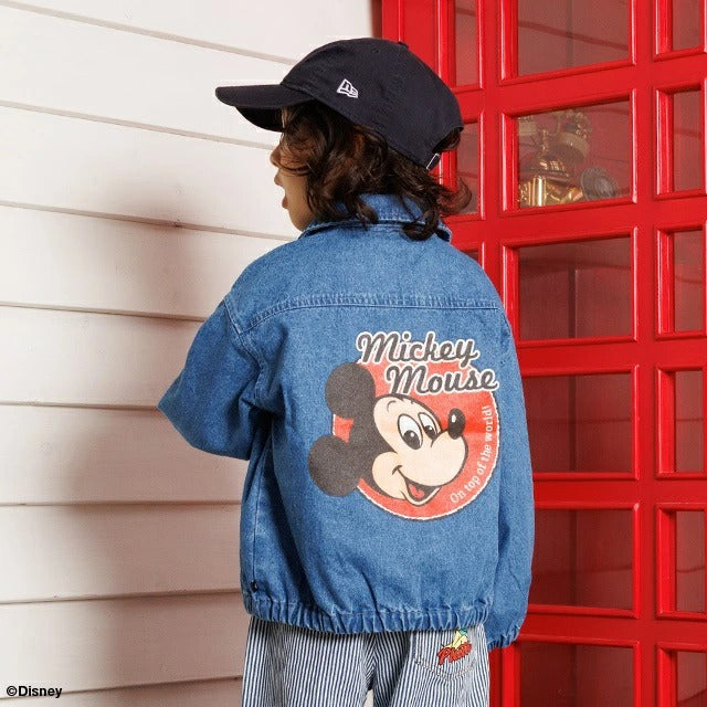 日本童裝 BDL x Disney 牛仔外套 80-140cm 男童款 夏季 OUTERWEAR