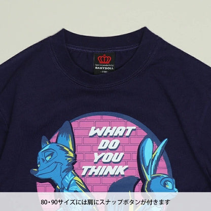 Japanese BDL x Disney parent-child print tops (80-150cm) for boys and girls (summer TOPS) 